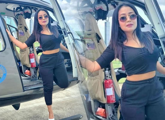 Neha Kakkar to offer a ride in her helicopter!