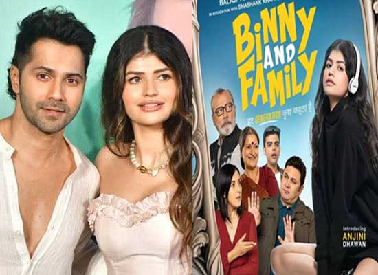 Varun Dhawan shares the trailer of his niece Anjini Dhawan's debut film, Binny and Family!