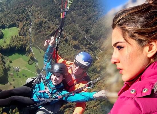 Sara Ali Khan's sun-kissed photo from the sets of Simmba in Switzerland!
