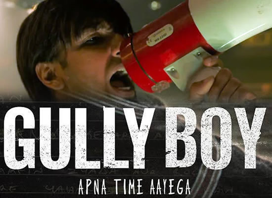 Apna Time Aayega song of film Gully Boy at No. 3 from 11th October to 17th October!