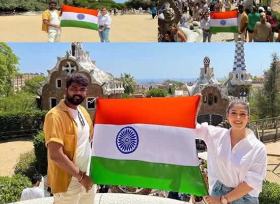 Nayanthara and hubby Vignesh Shivan to hoist tricolour in Spain!