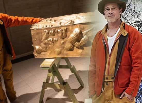 Brad Pitt to debut as sculptor in Finland!