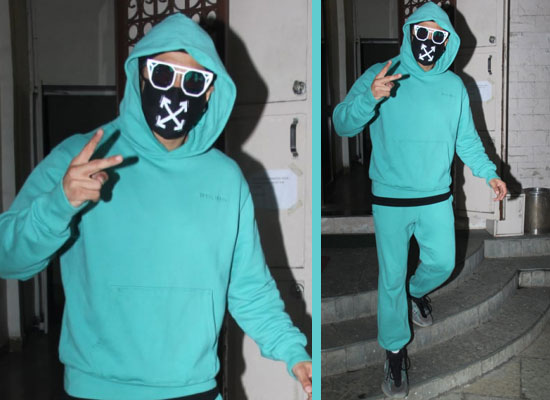 Ranveer Singh's stylish avatar in a neon tracksuit and trendy sunglasses!