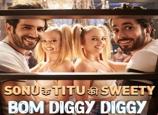 Bom Diggy Diggy Song of film Sonu Ke Titu Ki Sweety at No. 4 from 13th April to 19th April!