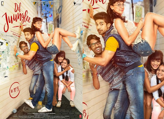 Taapsee Pannu and Saqib Saleem's quirky avatar in Dil Juunglee's first poster!