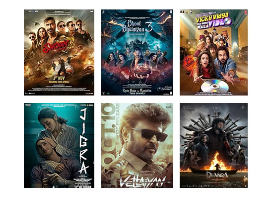 Latest Box Office for this week 4th November, 2024!