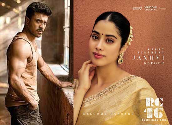 Janhvi Kapoor and Ram Charan to star in Buchi Babu Sana's directorial RC 16!