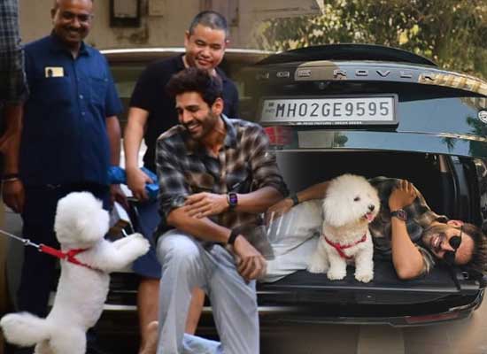 Kartik Aaryan to share about his new luxury car with his doggo Katori Aaryan!