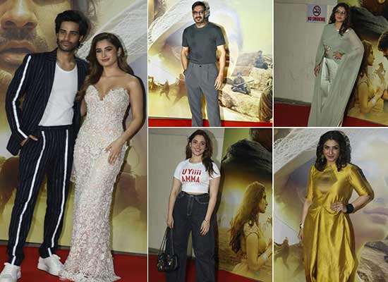 Rasha Thadani and Aaman Devgan Steal the Show at Azaad Premier!