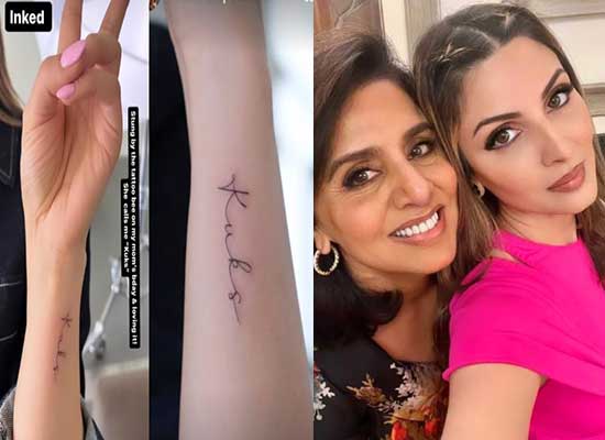 Neetu Kapoor's daughter Riddhima gets special tattoo on her mom’s birthday!