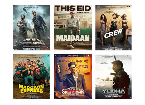 Latest Box Office for this week 15th April, 2024!