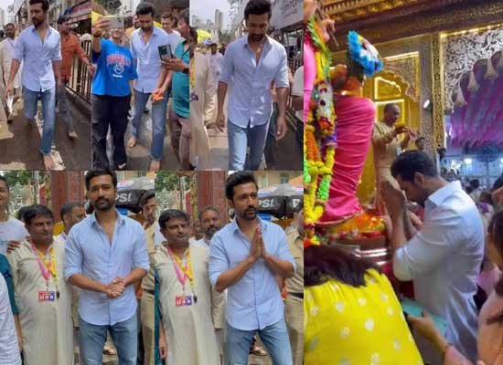 Vicky Kaushal visits Lalbaugcha Raja to seek blessings!