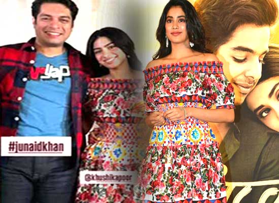 Loveyapa Promotions: Khushi Kapoor's Dress Shares a Special Link with Dhadak!