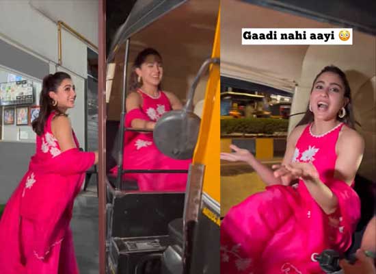Sara Ali Khan impresses fans as she travels in auto!