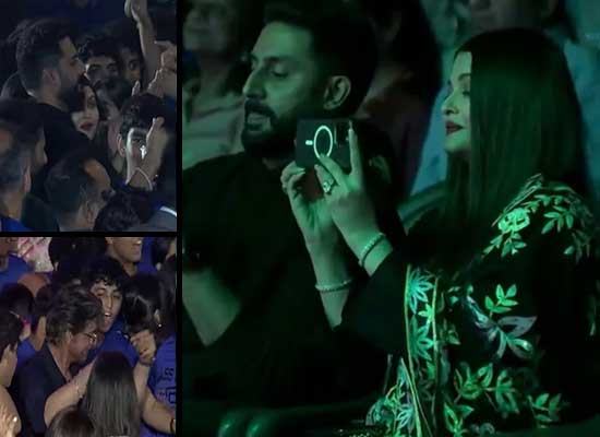 Aishwarya, Abhishek, SRK Groove to Deewangi Deewangi!