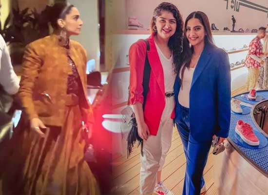 Sonam Kapoor's Maternity Style Stuns at Anshula's Engagement!