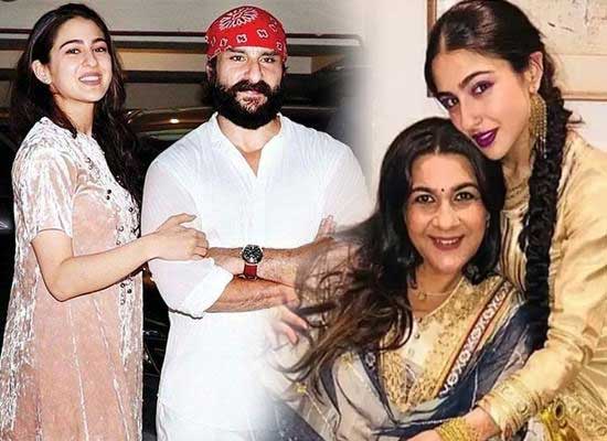 Sara Ali Khan opens up on her equation with Amrita Singh and Saif Ali Khan!