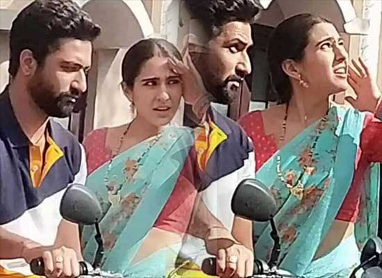 Vicky Kaushal and Sara Ali Khan's first look from Laxman Utekar's next!