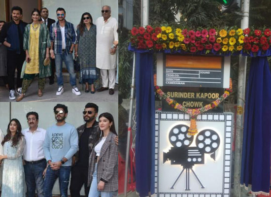 The Kapoor clan unveils grandfather Surinder Kapoor Chowk in Mumbai!