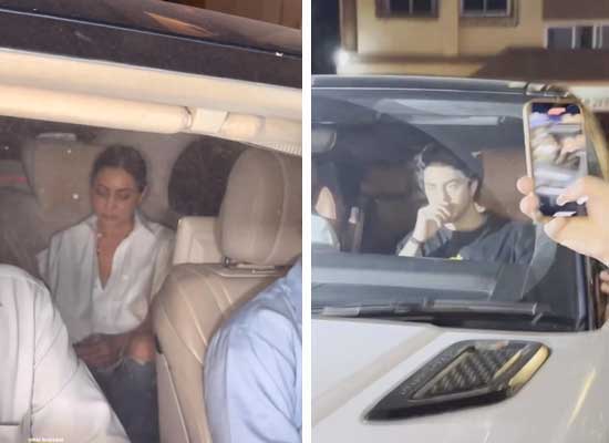 SRK, Gauri Khan and Aryan Khan's rare appearance together at his manager's home!