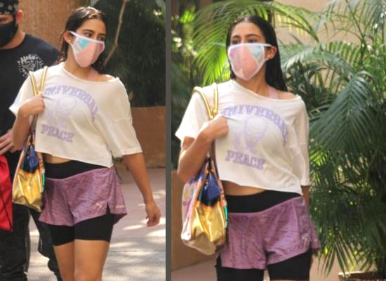 Sara Ali Khan's comfy outfit for her gym session!