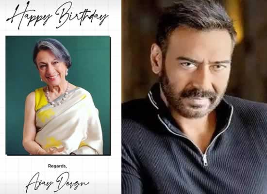 Ajay Devgn's heartfelt note for his mother-in-law Tanuja on her birthday!