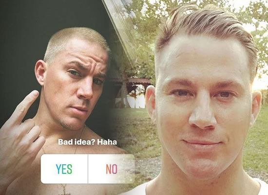 Channing Tatum to share his new blonde hair look on Instagram!