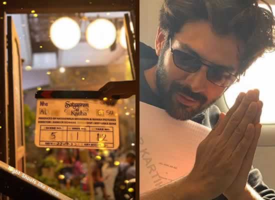 Kartik Aaryan to share glimpse of his 'night shoot' from SatyaPrem Ki Katha's sets!