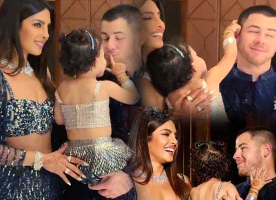 A Touching Family Moment: Priyanka, Malti, and Nick at Wedding!