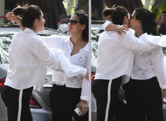 Kareena Kapoor Khan and Kajol's reunion with hugs and kisses!