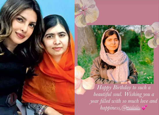 Priyanka Chopra Jonas's endearing birthday note for 'beautiful soul' Malala!