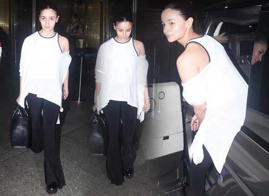 Alia Bhatt's casual avatar at the airport as she returns from Gucci Cruise Show 2023!