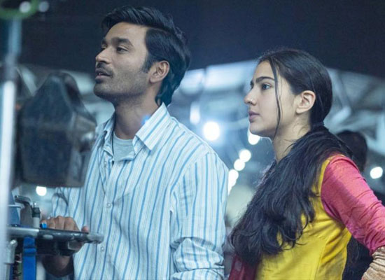 Sara Ali Khan and Dhanush's BTS pic from Atrangi Re’'s sets!