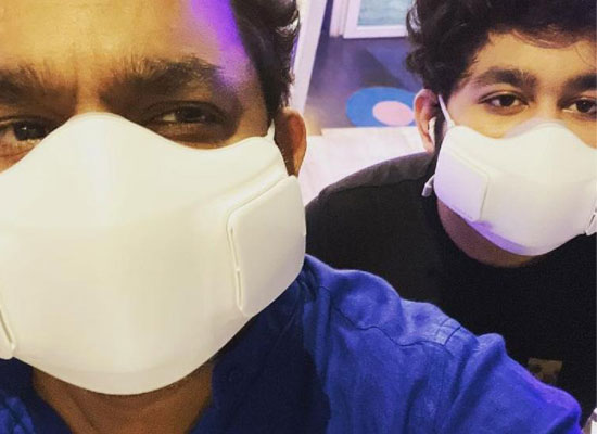 AR Rahman to share a pic with son Ameen as they get their first COVID 19 jab!