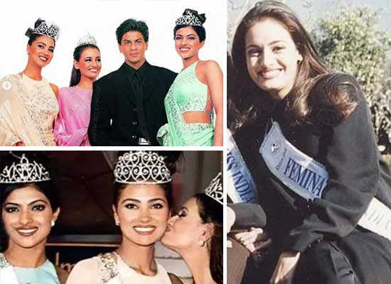 Throwback: Priyanka Chopra, Dia Mirza, Lara Dutta with Shah Rukh Khan - A Timeless Picture!