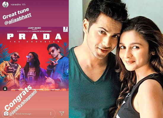 Varun Dhawan to react on Alia Bhatt's song Prada with The Doorbeen!