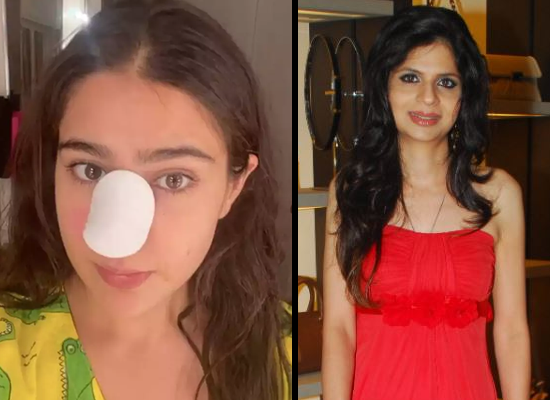 Saba Ali Khan to respond on niece Sara Ali Khan's nose injury!