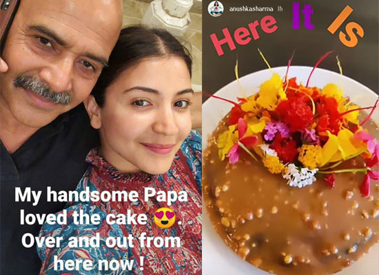 Anushka Sharma turns into a baker for her dad's birthday!