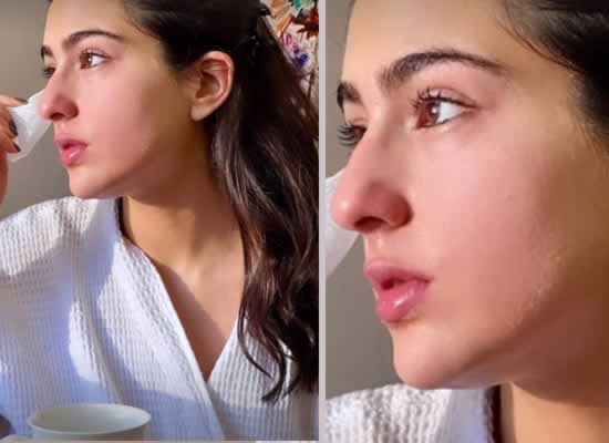 Sara Ali Khan's no-makeup avatar in her morning selfie!