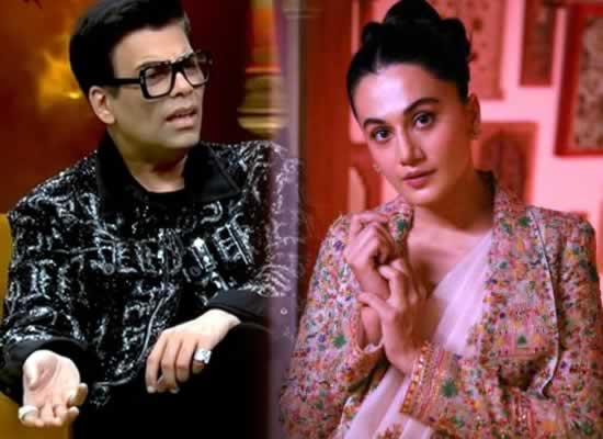 Karan Johar opens up about Taapsee Pannu's absence in the 7th season of KWK!
