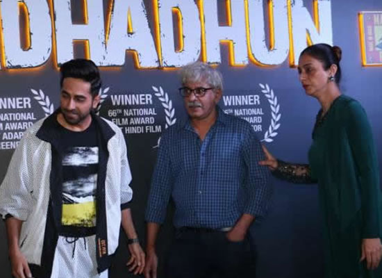 Ayushmann and Tabu to celebrate Andhadhun's win at the National Film Awards!
