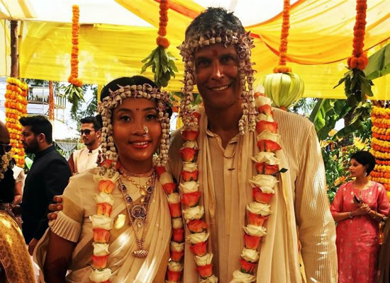 Milind Soman marries girlfriend Ankita Konwar in traditional ceremony!