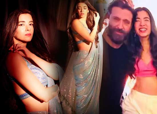 Hrithik Roshan drops comment on Saba Azad's stunning pics in a saree!