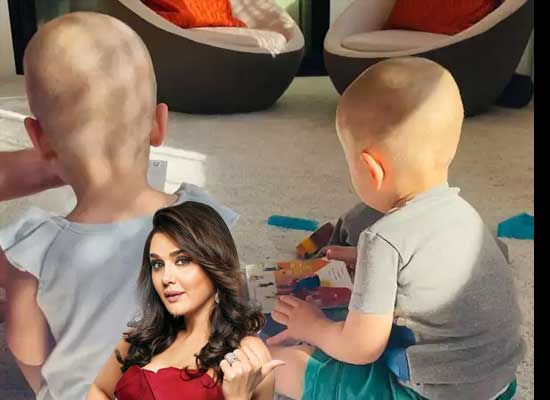 Preity Zinta to share a lovely pic of her kids Jai and Gia Goodenough!