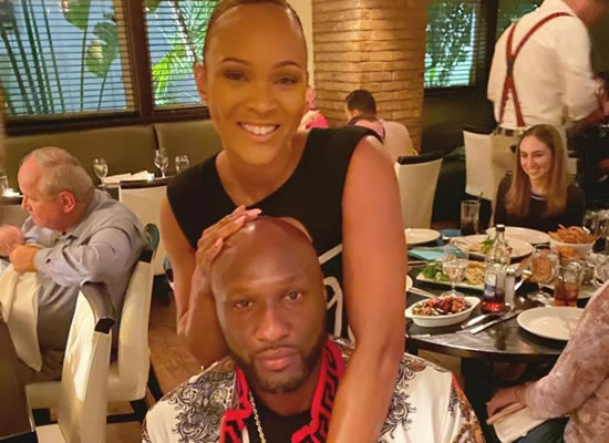 The former NBA star Lamar Odom announces his engagement to girlfriend Sabrina Parr!