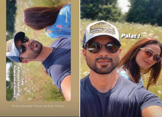 Shahid Kapoor shares quirky pics with wife Mira Rajput from abroad vacation!