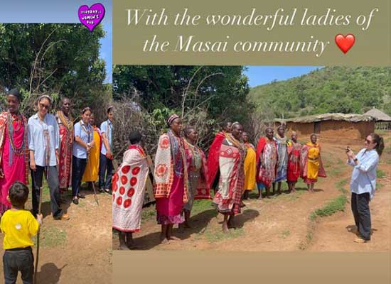 Kareena Kapoor and son Jeh spend time with Masai women of South Africa!