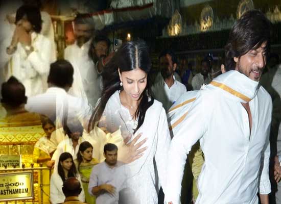 SRK visits Tirupati with daughter Suhana Khan, Jawan co-star Nayanthara!