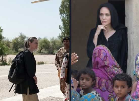 Angelina Jolie offers aid to people affected by floods in Pakistan!