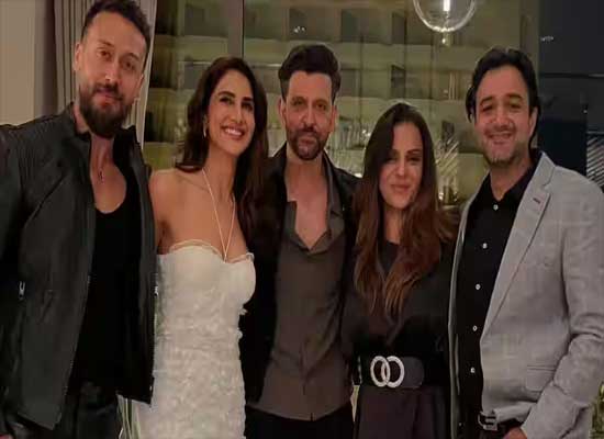 WARriors Reunited! Hrithik, Tiger, and Vaani's Fun Get-Together!